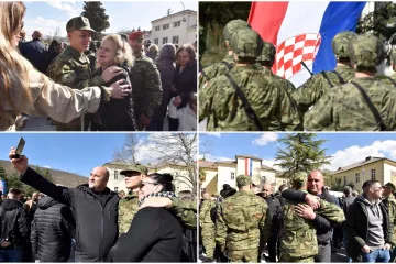Majke su grlile sinove, pala je i pokoja suza: S prisege u Kninu nadaleko se &scaron;irio ponos...