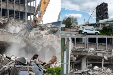 Bageri okupirali Vjesnik, radi se na sve strane: Pogledajte kako izgleda ru&scaron;enje kultnog nebodera