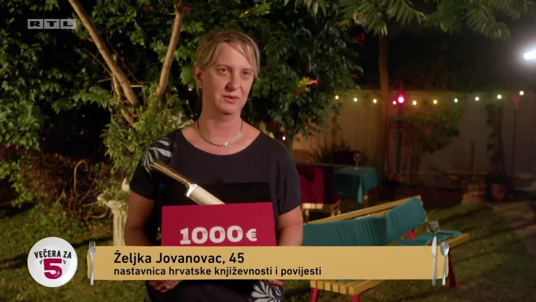 Učiteljica Željka pobjednica je osječkog tjedna 'Večere za 5': 'Apsolutno se isplatio trud'
