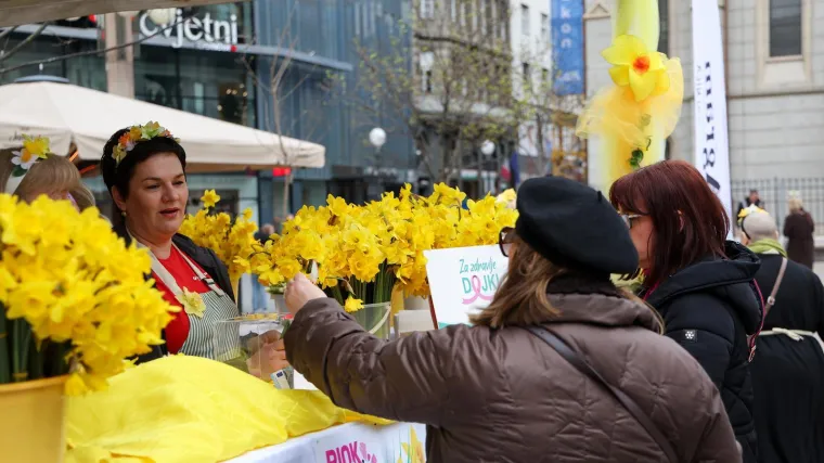 Obilježava se Dan narcisa: Na Trgu bana Jelačića besplatni mamografski pregledi i edukacija