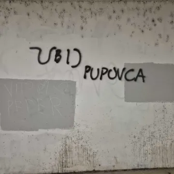 Osvanuli novi grafiti s pozivom na ubojstvo Pupovca: 'Do&scaron;li smo od 'Ustani bane' do 'Ustani Ante'