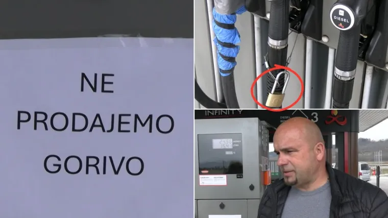 Bili smo na prvoj benzinskoj u RH koja je prestala prodavati gorivo: 'Radnika treba platiti, a nemamo odakle'