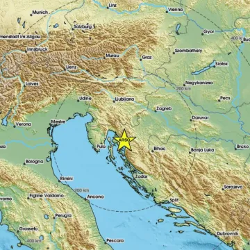 Na obljetnicu zagrebačkog, slab potres kod Crikvenice, osjetili i ga i u Senju