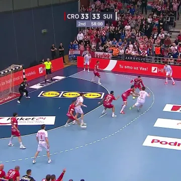 Pogledajte zadnje dvije minute drame u Osijeku! &Scaron;vicarci izbjegli poraz...