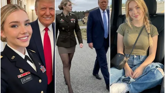 Svima je upala u oko lijepa vojnikinja koja korača uz Trumpa, istina o njoj itekako je uznemirujuća