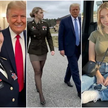 Svima je upala u oko lijepa vojnikinja koja korača uz Trumpa, istina o njoj itekako je uznemirujuća