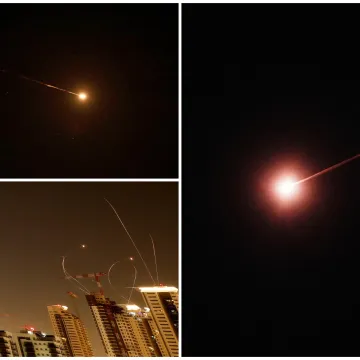 Iran ispalio projektile na Izrael: 'Slijedite upute, spa&scaron;avaju živote'