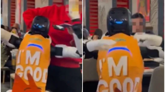 Video &scaron;okirao mreže: Robot podivljao u restoranu i napravio kaos, morali ga izbaciti