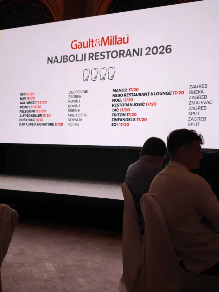Josić je jedini ruralni restoran s 4 Gault&amp;Millau kuharske kapice