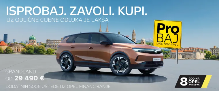 Uzbudljive testne vožnje, fantastične cijene, dodatne u&scaron;tede uz Opel financiranje i 8 godina jamstva