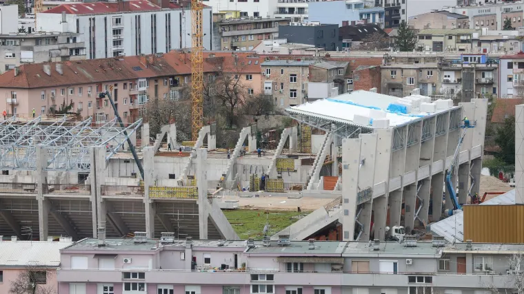 Nova Kranjčevićeva sve je bliže: Pogledajte kako napreduju radovi na stadionu