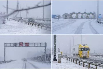 Upozorenja posvuda! Snijeg donio kaos na autoceste, oluja Deborah poharala Hrvatsku!