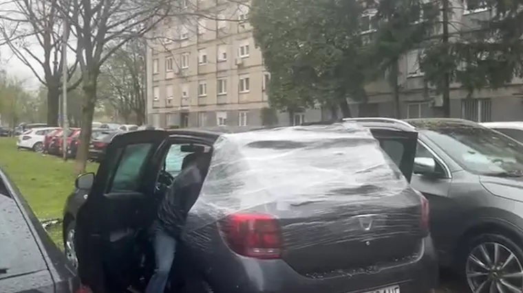Nebo iznad Zagreba nema milosti! Gdje ste parkirali auto?