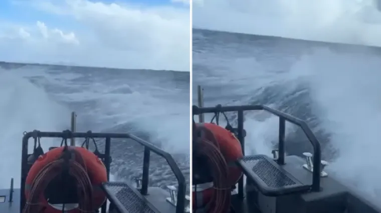 Pogledajte po kakvom je nevremenu Obalna straža prevezla ozlijeđenog mu&scaron;karca