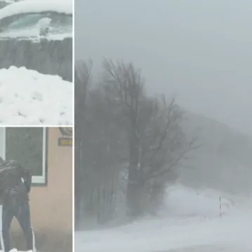 Nevrijeme paraliziralo Hrvatsku, gust snijeg napadao u Delnicama: 'Znalo je padati i za Prvi maj!'