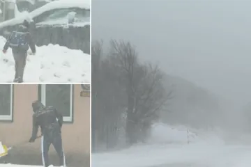 Nevrijeme paraliziralo Hrvatsku, gust snijeg napadao u Delnicama: 'Znalo je padati i za Prvi maj!'