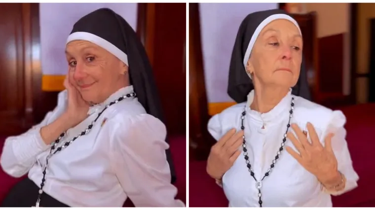 Časna sestra zaludila je internet: Za TikTok snima provokativne poze, korisnici imaju jednu želju