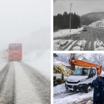 Snježni &scaron;ok u Hrvatskoj! Proljeće nestalo preko noći, ovi prizori su nestvarni...