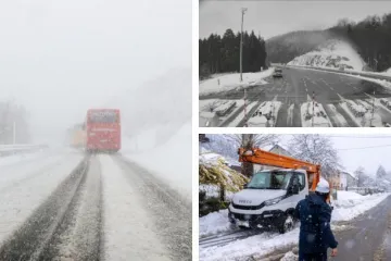 Snježni &scaron;ok u Hrvatskoj! Proljeće nestalo preko noći, ovi prizori su nestvarni...