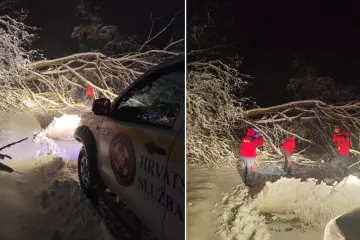 HGSS spasio obitelj s četvero djece koja je zapela u snijegu: 'Ne želimo ni pomi&scaron;ljati...'