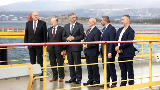 Plenković posjetio JANAF-ov terminal na Krku: 'Mogu zadovoljiti potrebe Slovačke i Mađarske'