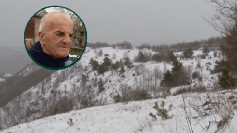 Snijeg zabijelio Dalmatinsku zagoru, a gospodina Ivana brine jedna stvar: 'Bojim se...'