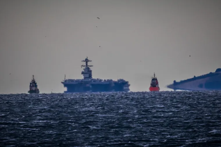 Najveći američki nosač zrakoplova stigao u Split: Pogledajte kako izgleda grdosija