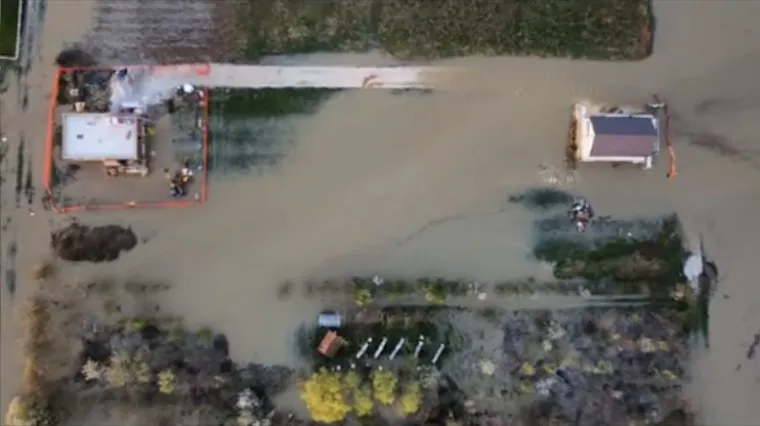 Zagorje pod vodom, poplava prodirala u kuće: Snimka iz zraka pokazala jačinu nevremena