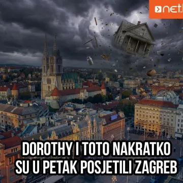 Turisti iznad Zagreba