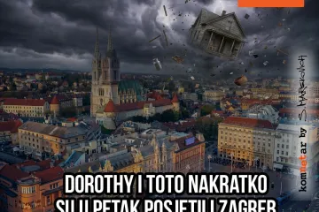 Turisti iznad Zagreba