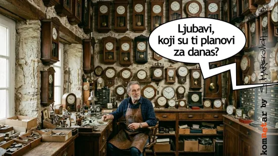 Jeste li pomaknuli kazaljke na zidu?