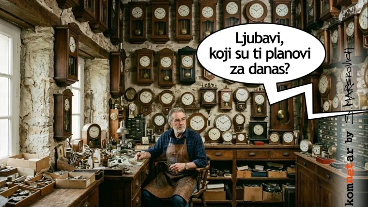 Jeste li pomaknuli kazaljke na zidu?