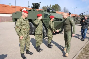 Anu&scaron;ić posjetio hrvatske vojnike u Poljskoj: 'Osiguravamo istočno krilo NATO-a'