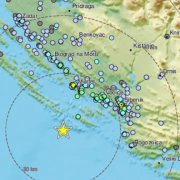 Potres kod otoka Žirja: 'Prvo se čula tutnjava, a onda podrhtavanje'