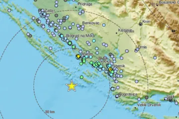 Potres kod otoka Žirja: 'Prvo se čula tutnjava, a onda podrhtavanje'
