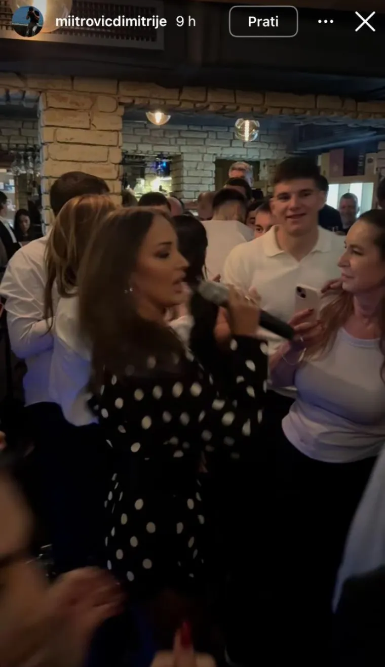 Veliko slavlje u obitelji Aleksandre Prijović: Restoran je gorio uz Prijine hitove