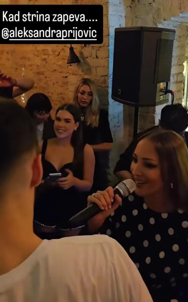 Veliko slavlje u obitelji Aleksandre Prijović: Restoran je gorio uz Prijine hitove