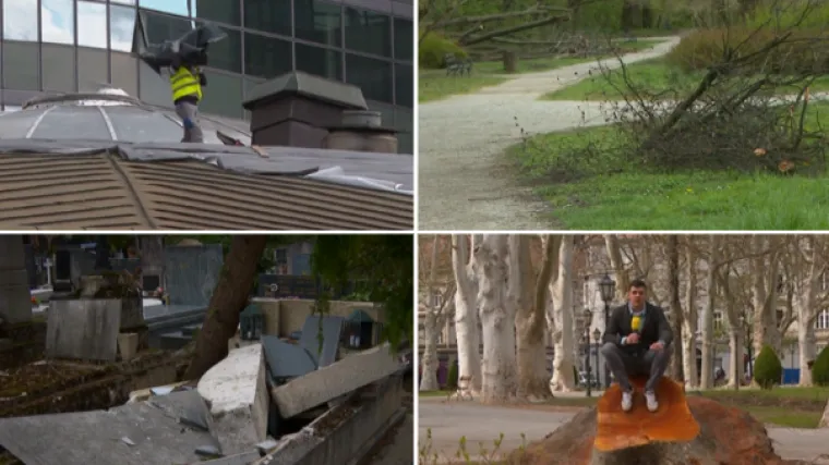 Od Mirogoja do Maksimira, od Cibone do Zrinjevca: Obi&scaron;li smo devastirani Zagreb