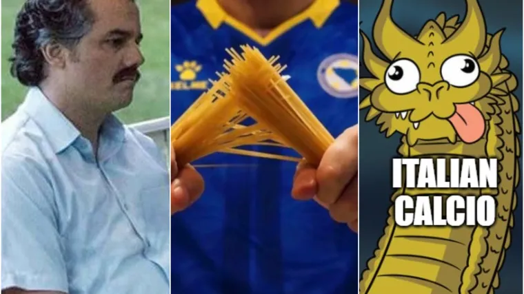 Na mrežama traje opće ruganje s Talijanima nakon poraza od BiH, memovi plju&scaron;te na sve strane