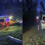 Pogledajte prizore noćne drame, iz Save izvukli 30 ljudi: 'Zapeli su u močvari'