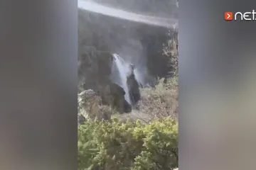 Pogledajte čudo prirode u Kninu: Zbog olujnih udara slap Krčić 'zaplesao' na buri