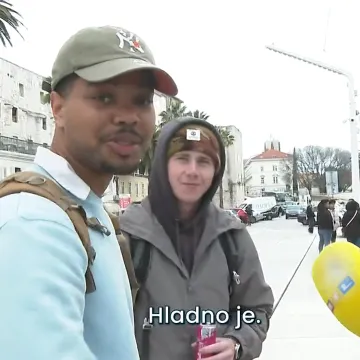 Bura pokazuje zube, a američki mornari u Splitu traže dobru zabavu: 'Malo je drugačije'