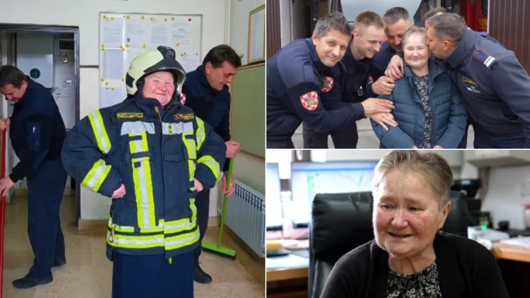 Katica je dočekala dirljiv odlazak u mirovinu: Pogledajte &scaron;to su joj priredili vatrogasci