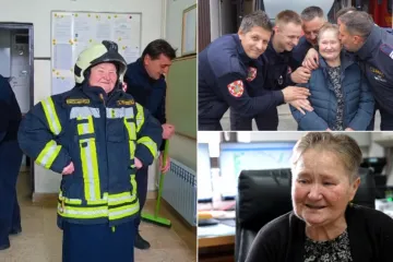 Katica je dočekala dirljiv odlazak u mirovinu: Pogledajte &scaron;to su joj priredili vatrogasci