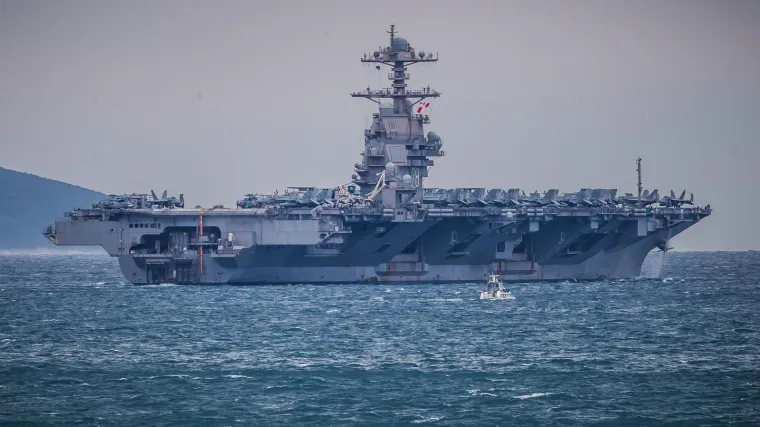 Američki nosač zrakoplova USS Gerald R. Ford isplovio iz Splita za Bliski istok?