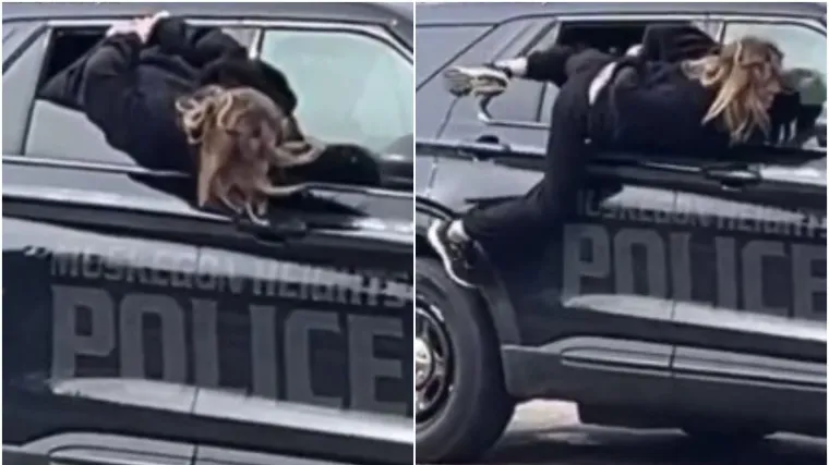 S lisicama pobjegla kroz prozor policijskog auta: Pogledajte ove akrobacije