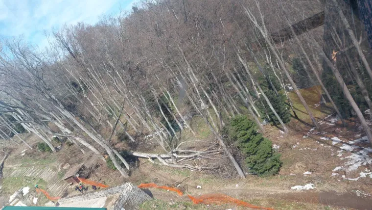 Vožnja žičarom vi&scaron;e nije tako pitoreskna, vjetar nije imao milosti za Sljeme: 'Ovo je grozno'