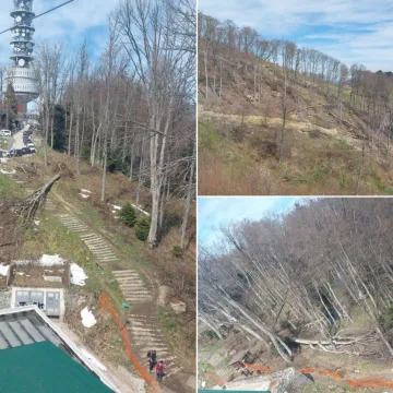 Vožnja žičarom vi&scaron;e nije tako pitoreskna, vjetar nije imao milosti za Sljeme: 'Ovo je grozno'