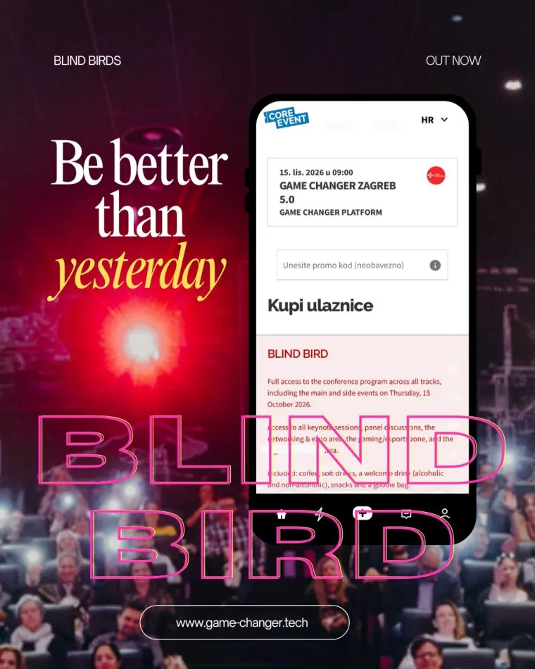 U prodaju krenule Blind Bird ulaznice za Game Changer Zagreb 5.0