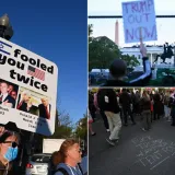 Prizori ispred Bijele kuće: Dok Trump donosi odluke, ispred njegovog doma stigli prosvjednici